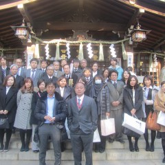 検見川神社参拝