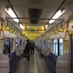 総武線各駅停車を金太郎カラ―の真っ黄色に染めました！！