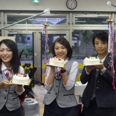 前田さん、浅野さん、松嵜さん誕生日