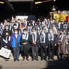 検見川神社参拝