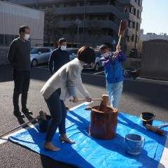 3年ぶりの餅つき大会