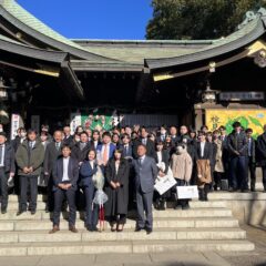 検見川神社参拝